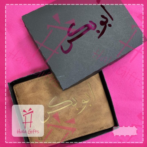 محفظة جلد بأسمك1